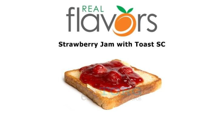 Изображение Ароматизатор Real Flavors Strawberry Jam with Toast SC Ароматизатор Real Flavors Strawberry Jam with Toast SC